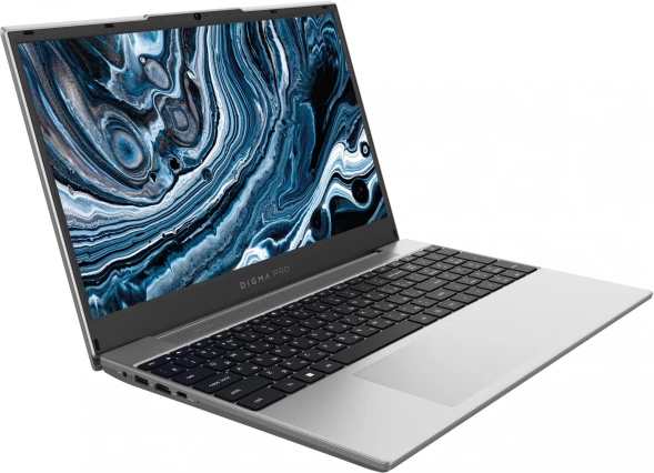 Ноутбук Digma Pro Breve Ryzen 7 5700U 16Gb SSD512Gb AMD Radeon 15.6&amp;quot; IPS FHD (1920x1080) Windows 11 Pro silver WiFi BT Cam 4500mAh (DN15R7-ADXW01)