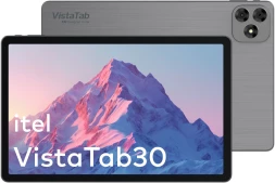 Планшет Itel VistaTab 30 SM-X816B T606 (1.6) 8C RAM4Gb ROM128Gb 10.95&amp;quot; IPS 1920x1200 4G 2Sim Android 14 серый 8Mpix 5Mpix BT WiFi microSD 512Gb 7000mAh