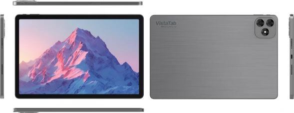 Планшет Itel VistaTab 30 SM-X816B T606 (1.6) 8C RAM4Gb ROM128Gb 10.95&amp;quot; IPS 1920x1200 4G 2Sim Android 14 серый 8Mpix 5Mpix BT WiFi microSD 512Gb 7000mAh