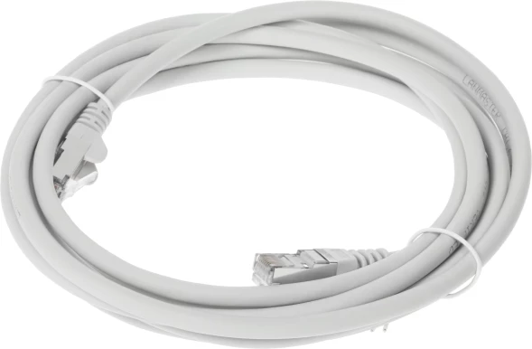 Патч-корд Lanmaster LAN-PC45/S6-3.0-GY FTP RJ-45 вил.-вилка RJ-45 кат.6 3м серый LSZH (уп.:1шт)