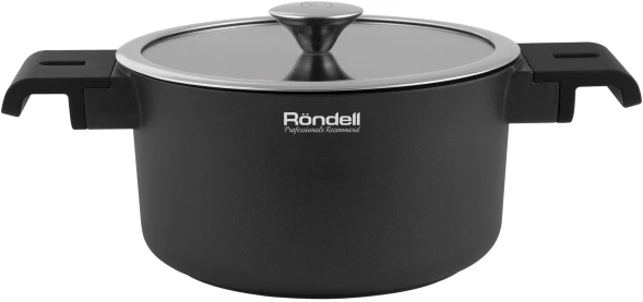 Кастрюля Rondell Modern RDA-1726 2.6л. d=20см (с крышкой) черный