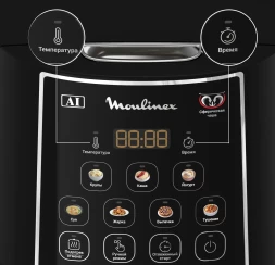 Мультиварка Moulinex MK736BF2 5л 750Вт черный