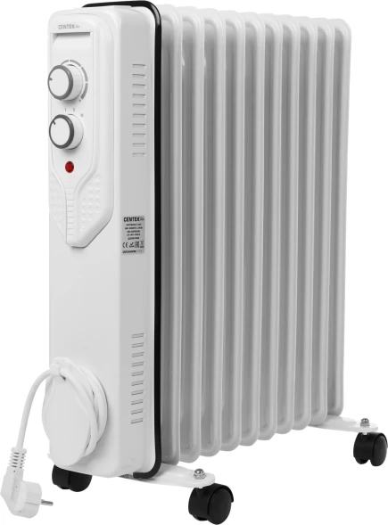Радиатор масляный Centek CT-6207 2500Вт белый