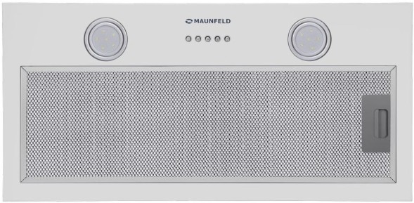 Вытяжка встраиваемая Maunfeld THAMES 601PM белый управление: кнопочное (1 мотор)