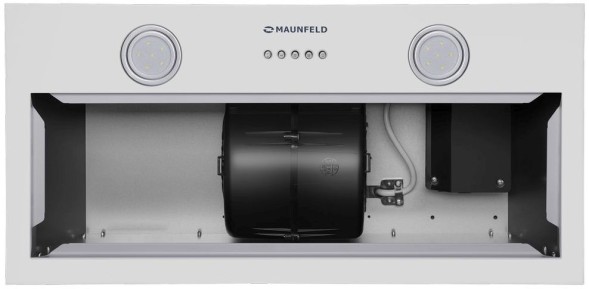 Вытяжка встраиваемая Maunfeld THAMES 601PM белый управление: кнопочное (1 мотор)