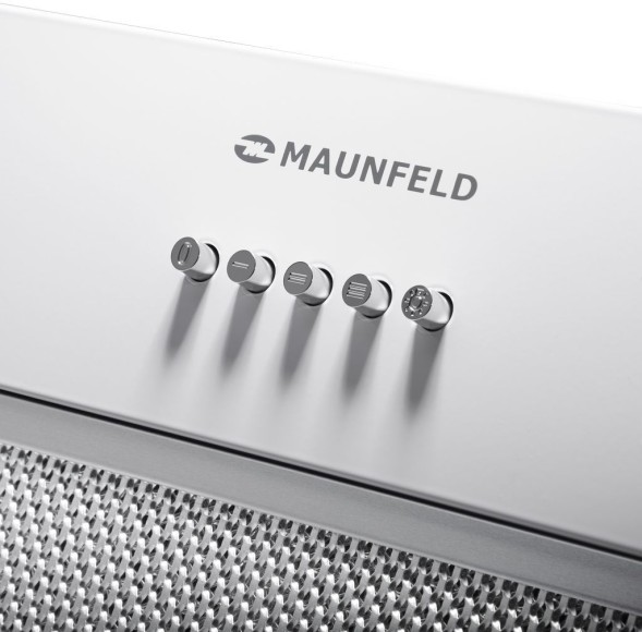 Вытяжка встраиваемая Maunfeld THAMES 601PM белый управление: кнопочное (1 мотор)