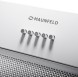 Вытяжка встраиваемая Maunfeld THAMES 601PM белый управление: кнопочное (1 мотор)