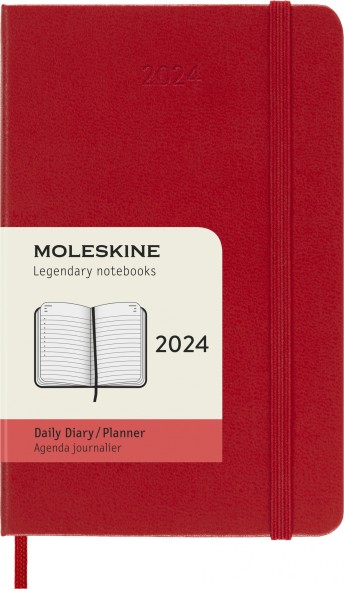 Ежедневник Moleskine CLASSIC Pocket 90x140мм 400стр. красный