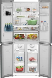 Холодильник Hotpoint HFP4 480I X 3-хкамерн. нержавеющая сталь/серебристый