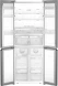 Холодильник Hotpoint HFP4 480I X 3-хкамерн. нержавеющая сталь/серебристый