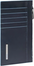 Чехол для кредитных карт Piquadro Blue Square PP6561B2R/BLU2 темно-синий натур.кожа