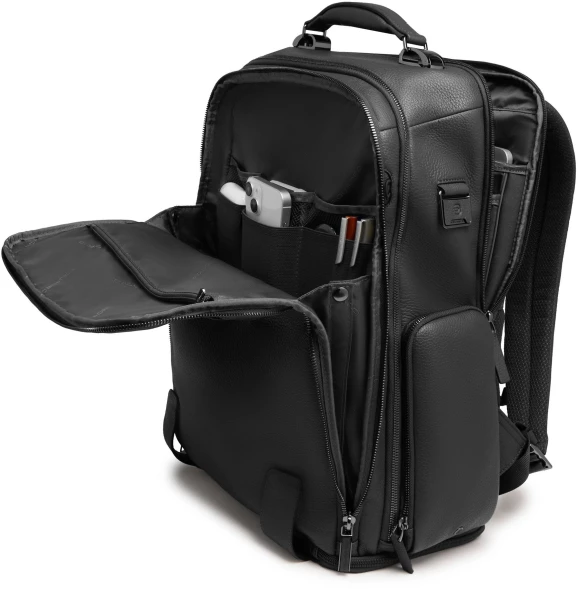 Рюкзак мужской Piquadro Modus CA7107MOSBM/N черный натур.кожа