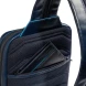 Рюкзак слинг мужской Piquadro Blue Square CA6589B2/BLU2 темно-синий натур.кожа