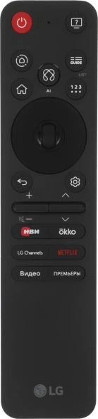 Телевизор LED LG 55&amp;quot; 55NANO81A6A.ARUG черный 4K Ultra HD 60Hz DVB-T DVB-T2 DVB-C DVB-S DVB-S2 USB WiFi Smart TV