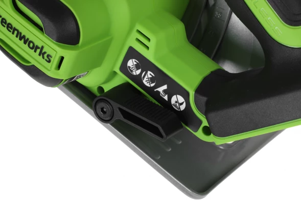 Циркулярная пила (дисковая) Greenworks GD24CS (ручная) D диска.:185мм (1500907)